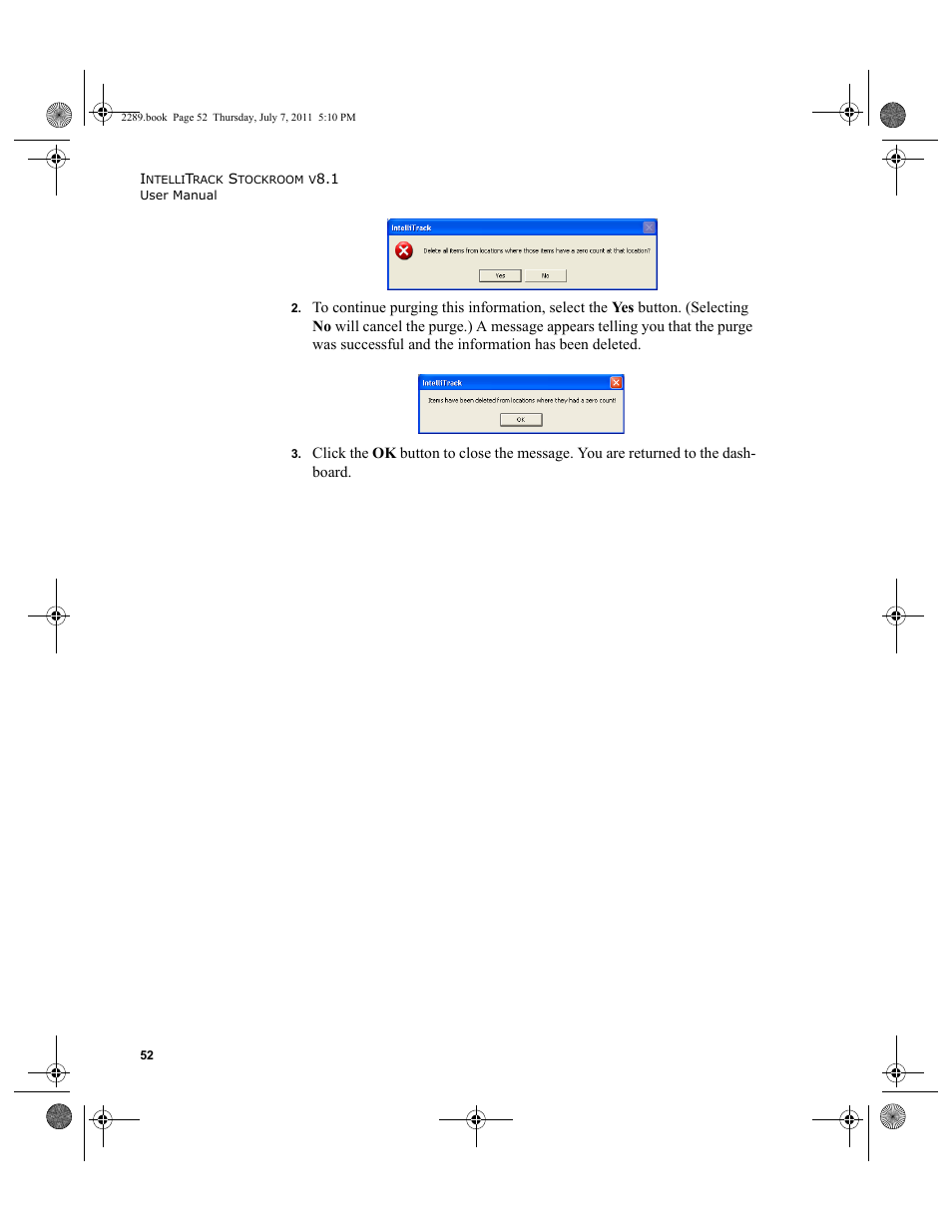 IntelliTrack Stockroom Inventory User Manual | Page 80 / 424