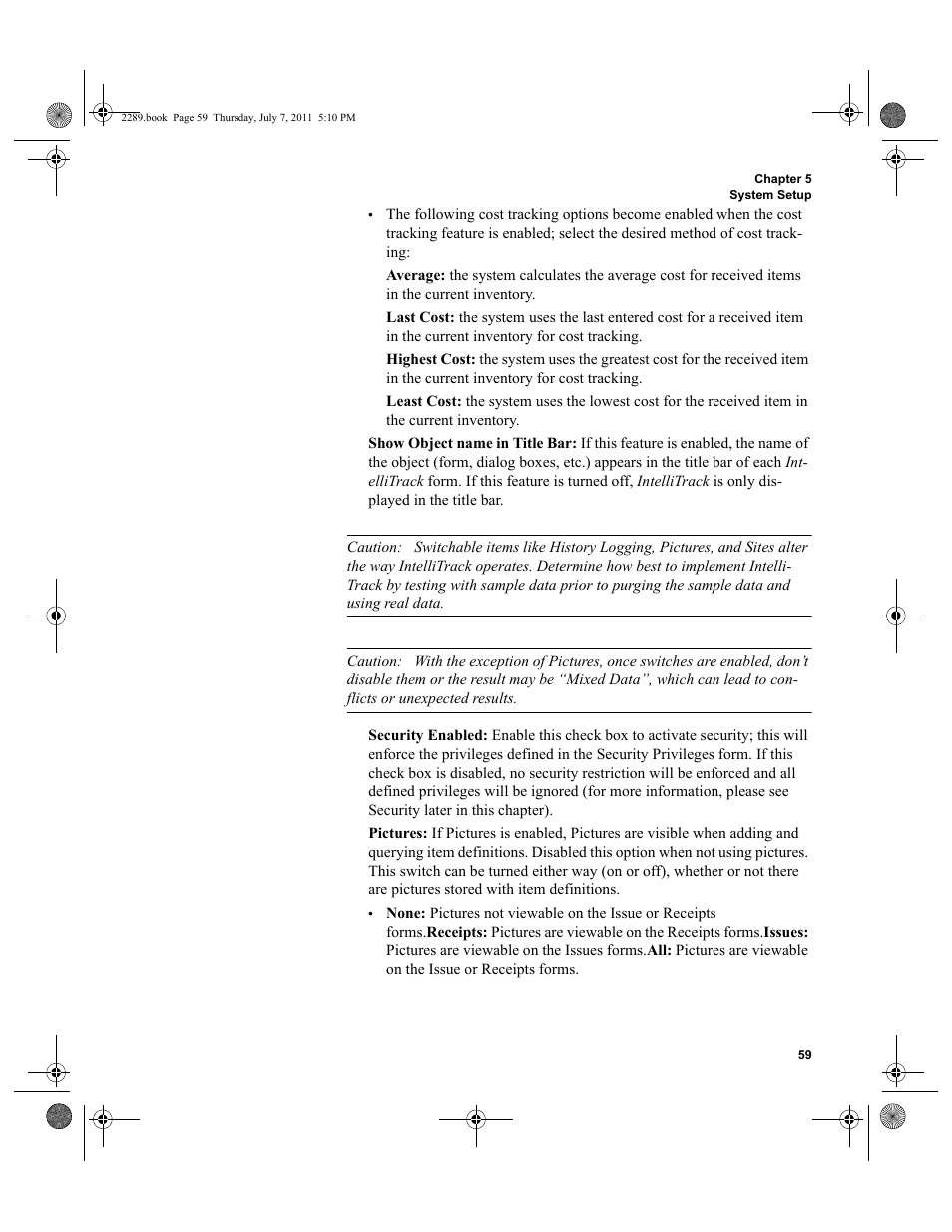 IntelliTrack Stockroom Inventory User Manual | Page 87 / 424