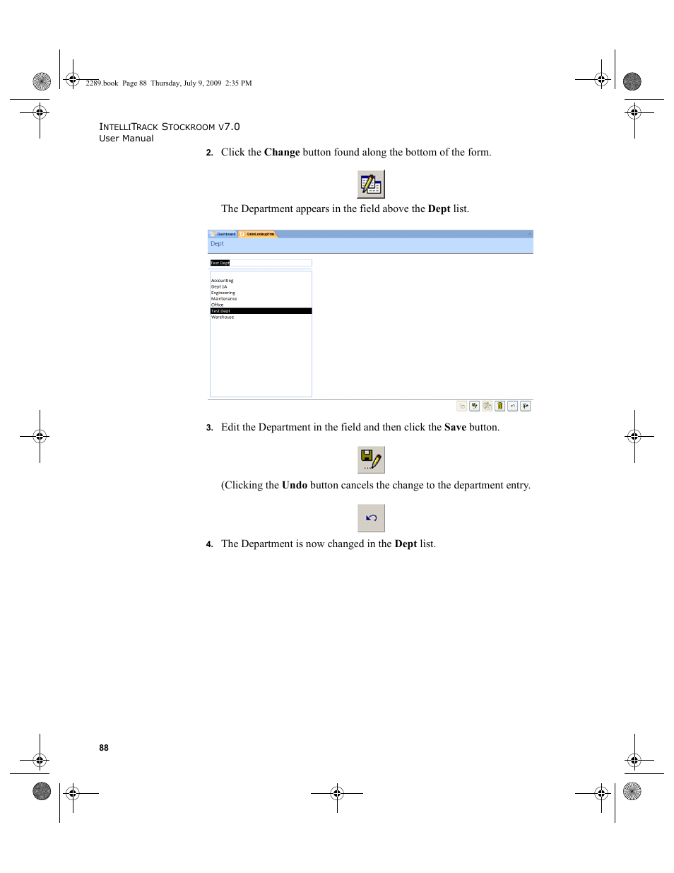 IntelliTrack Stockroom Inventory User Manual | Page 116 / 380