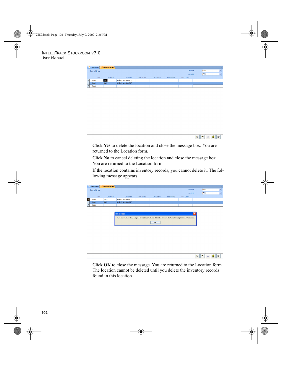 IntelliTrack Stockroom Inventory User Manual | Page 130 / 380