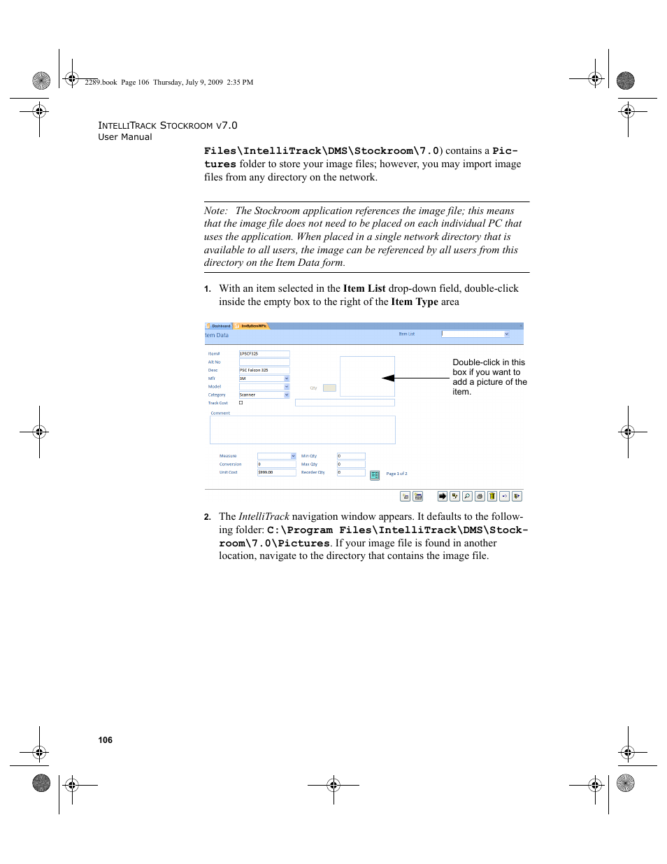IntelliTrack Stockroom Inventory User Manual | Page 134 / 380