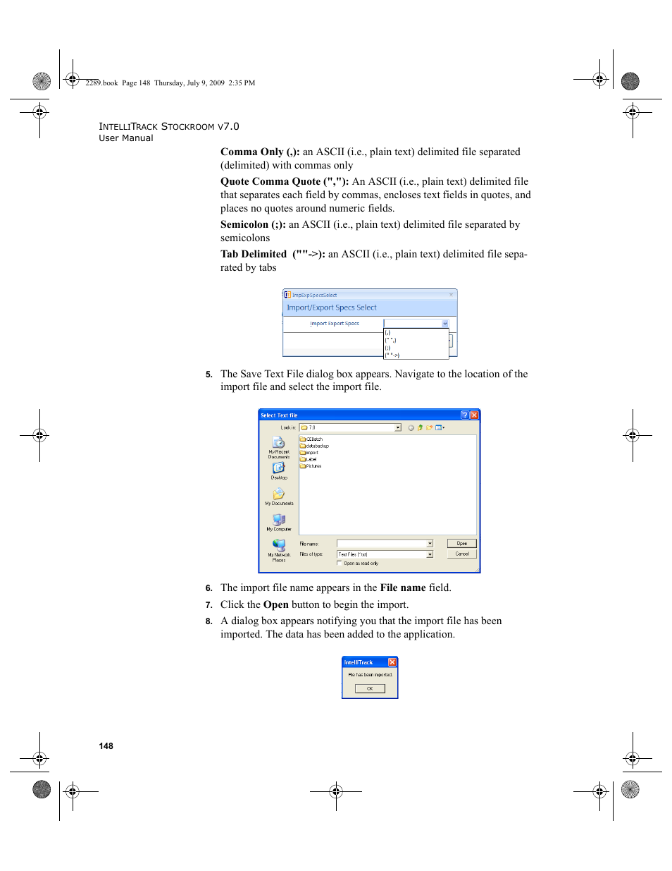 IntelliTrack Stockroom Inventory User Manual | Page 176 / 380