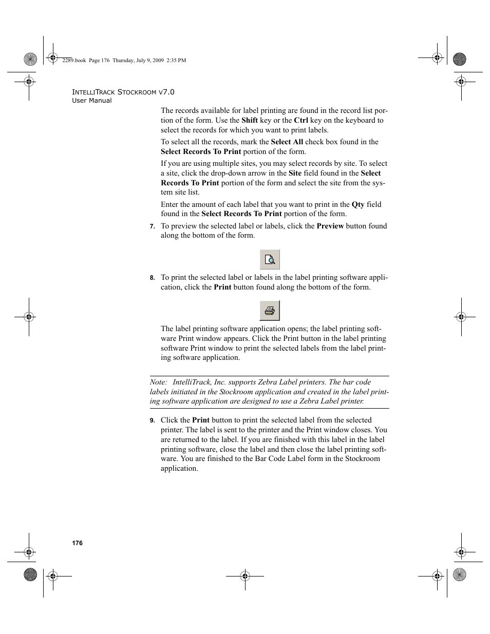 IntelliTrack Stockroom Inventory User Manual | Page 204 / 380