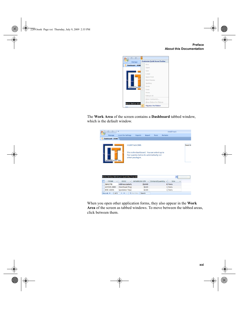 IntelliTrack Stockroom Inventory User Manual | Page 21 / 380