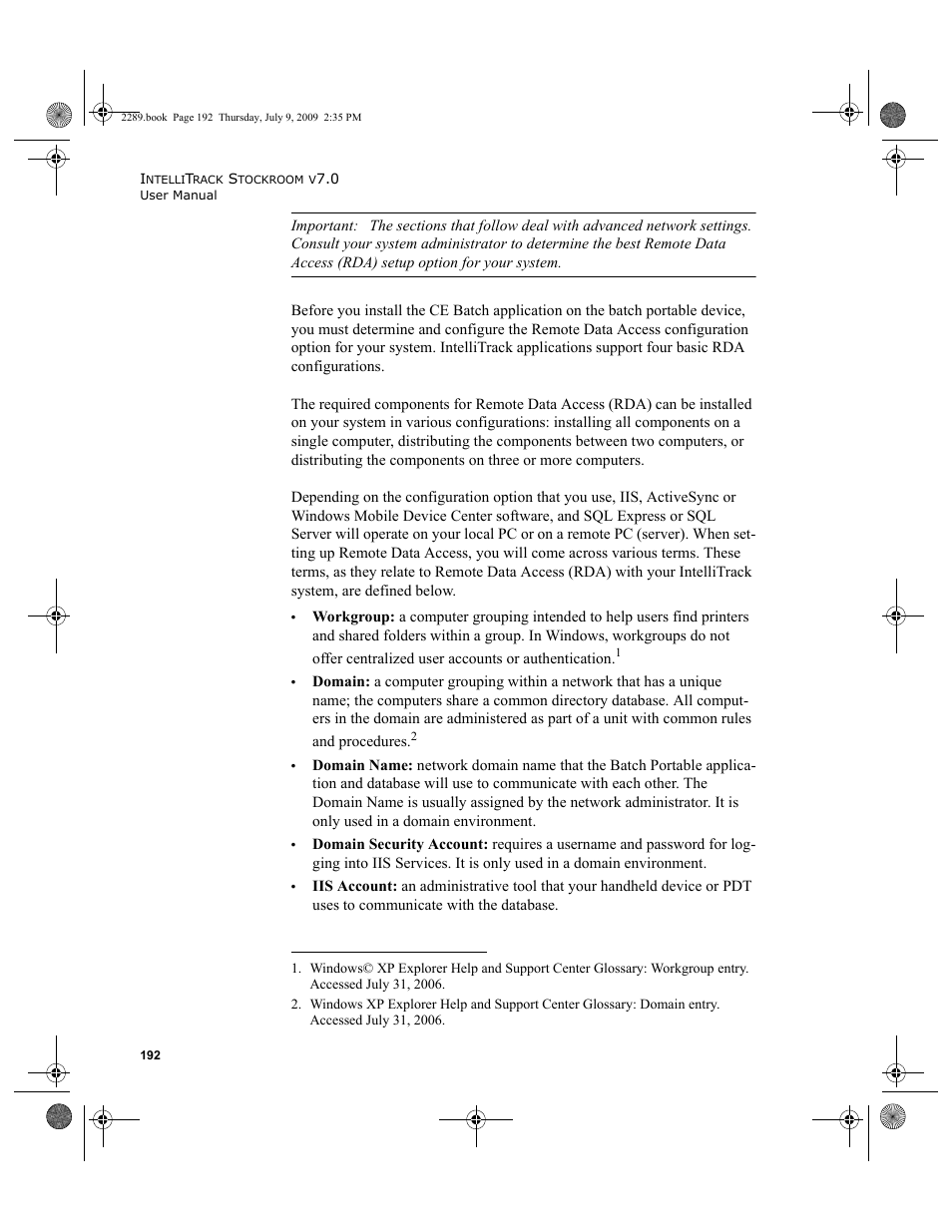 IntelliTrack Stockroom Inventory User Manual | Page 220 / 380
