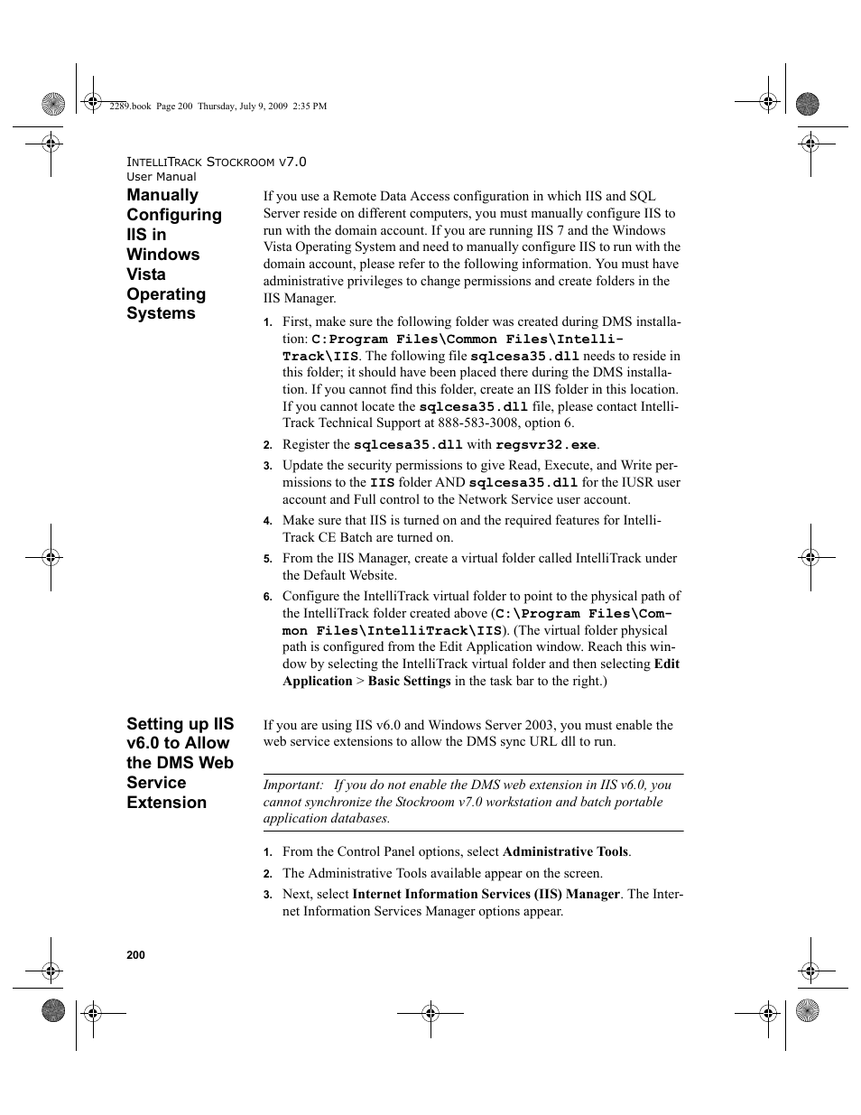 IntelliTrack Stockroom Inventory User Manual | Page 228 / 380