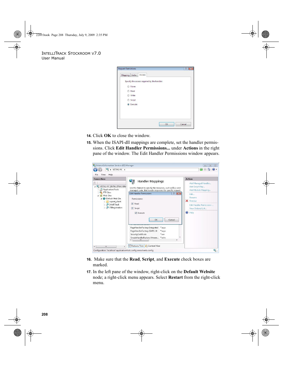 IntelliTrack Stockroom Inventory User Manual | Page 236 / 380