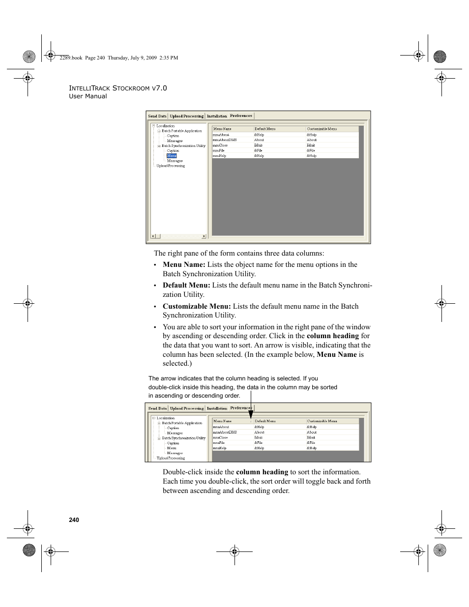 IntelliTrack Stockroom Inventory User Manual | Page 268 / 380