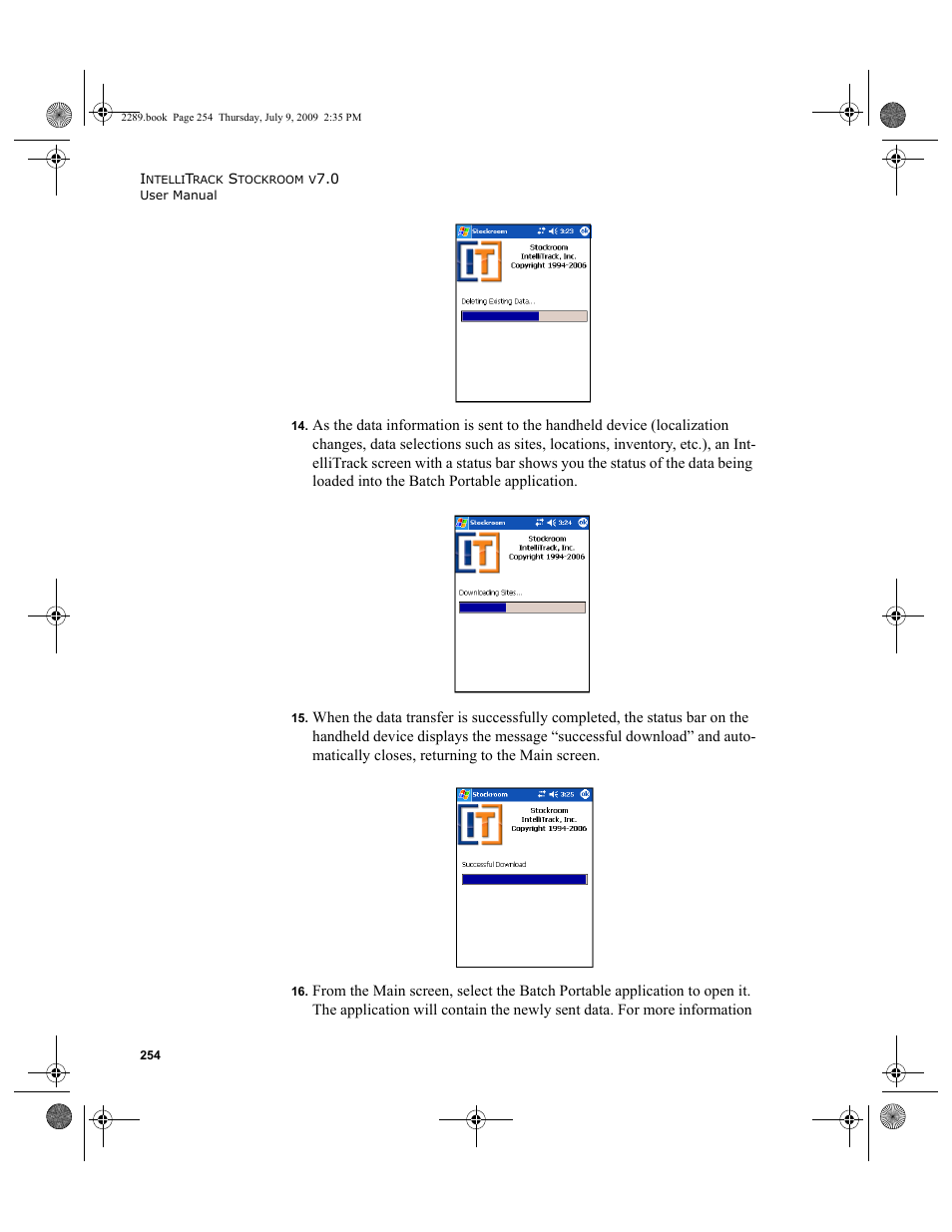 IntelliTrack Stockroom Inventory User Manual | Page 282 / 380