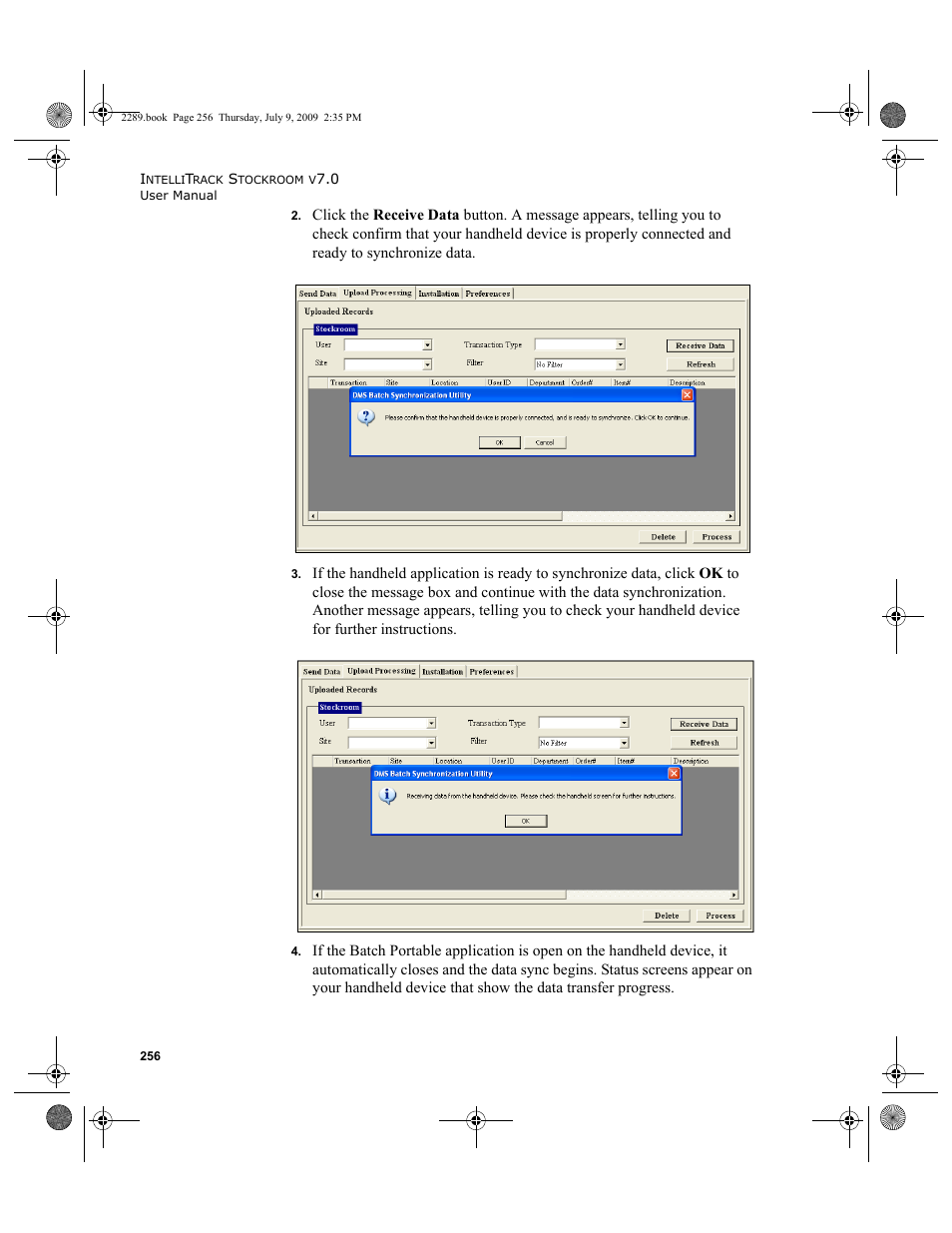 IntelliTrack Stockroom Inventory User Manual | Page 284 / 380