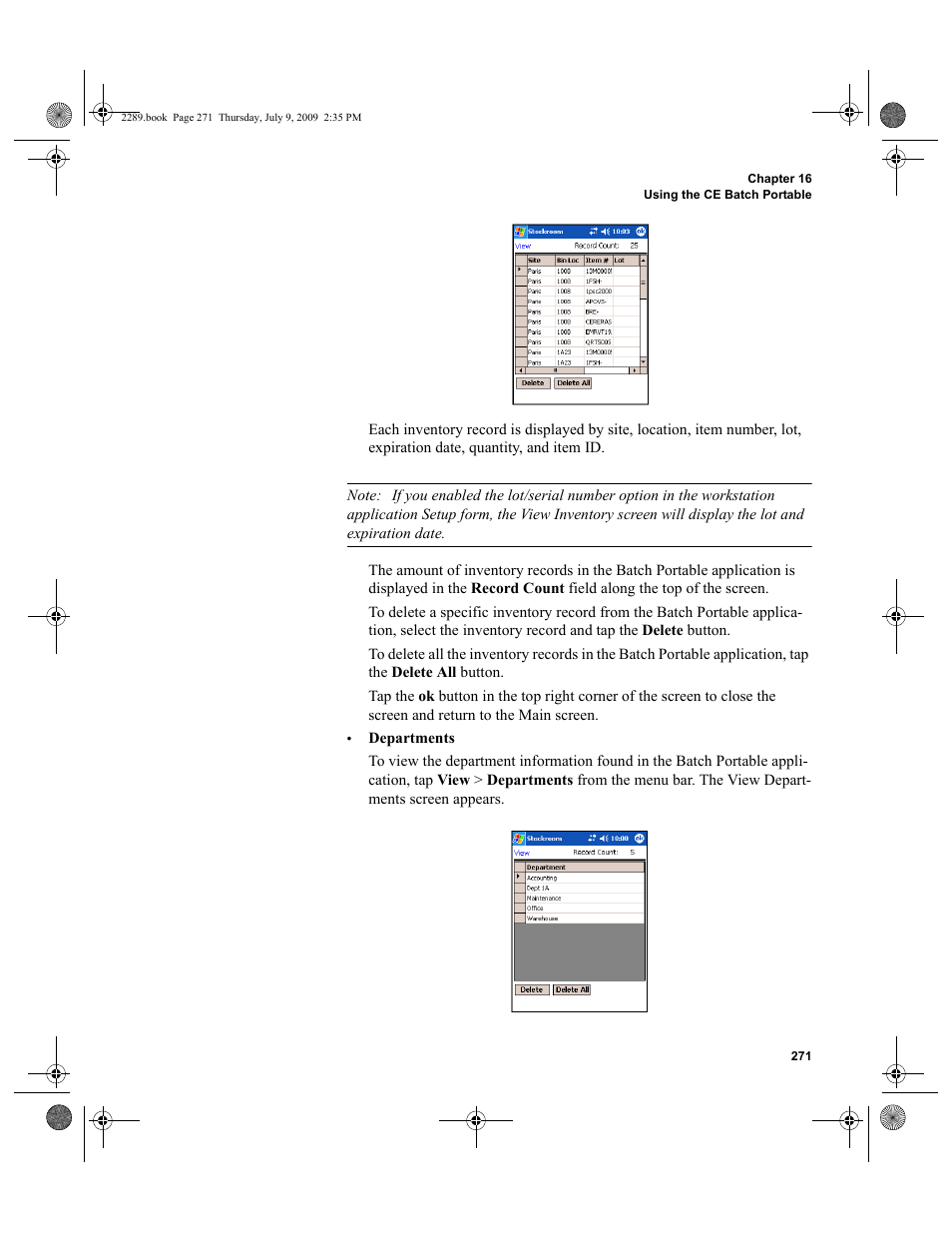 IntelliTrack Stockroom Inventory User Manual | Page 299 / 380