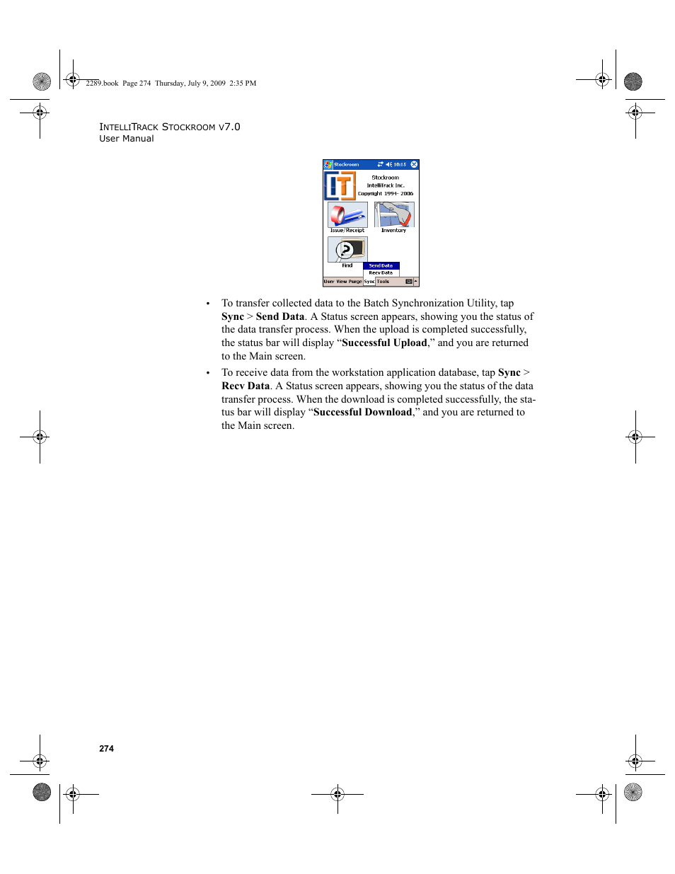 IntelliTrack Stockroom Inventory User Manual | Page 302 / 380