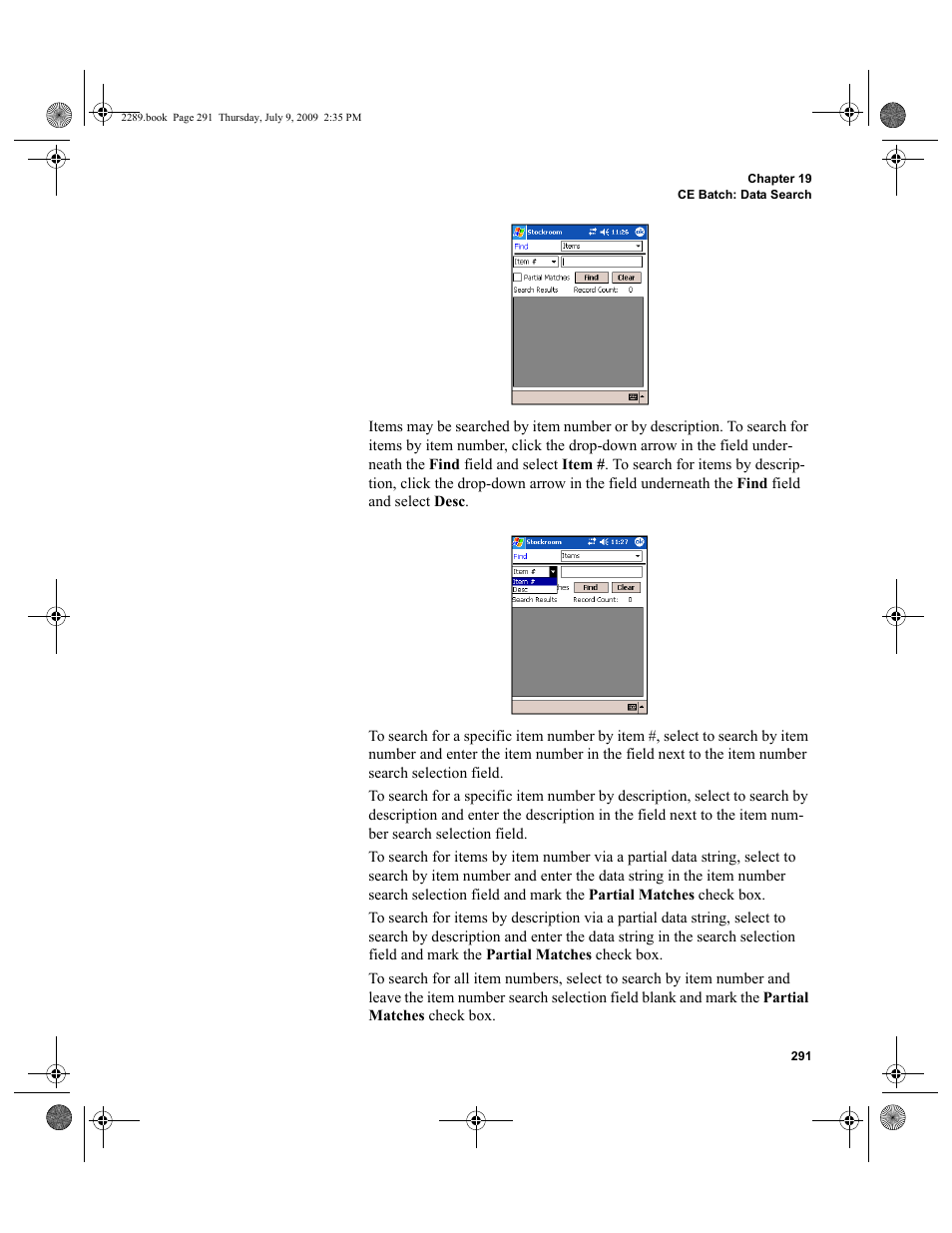 IntelliTrack Stockroom Inventory User Manual | Page 319 / 380