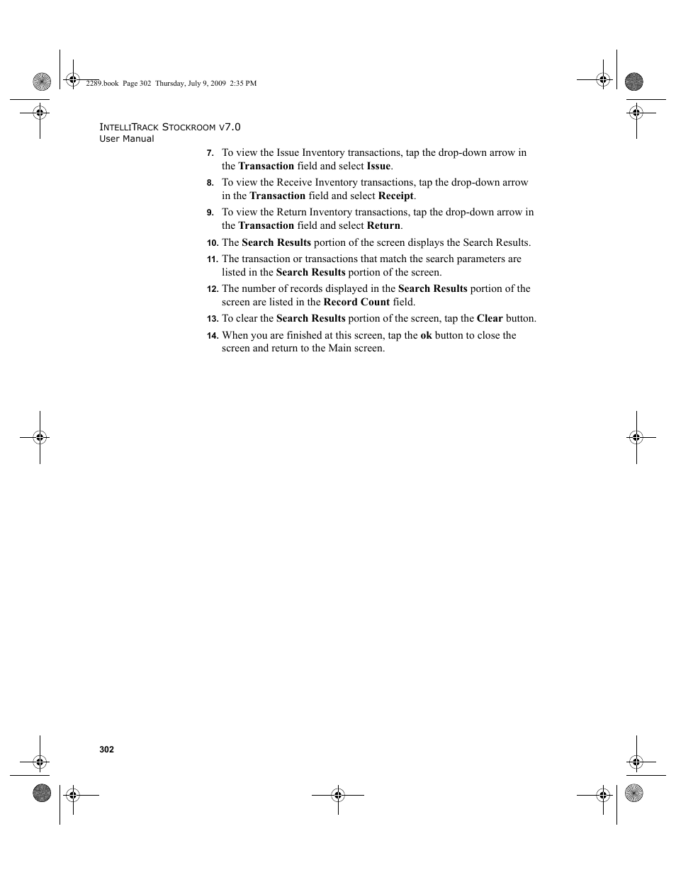 IntelliTrack Stockroom Inventory User Manual | Page 330 / 380