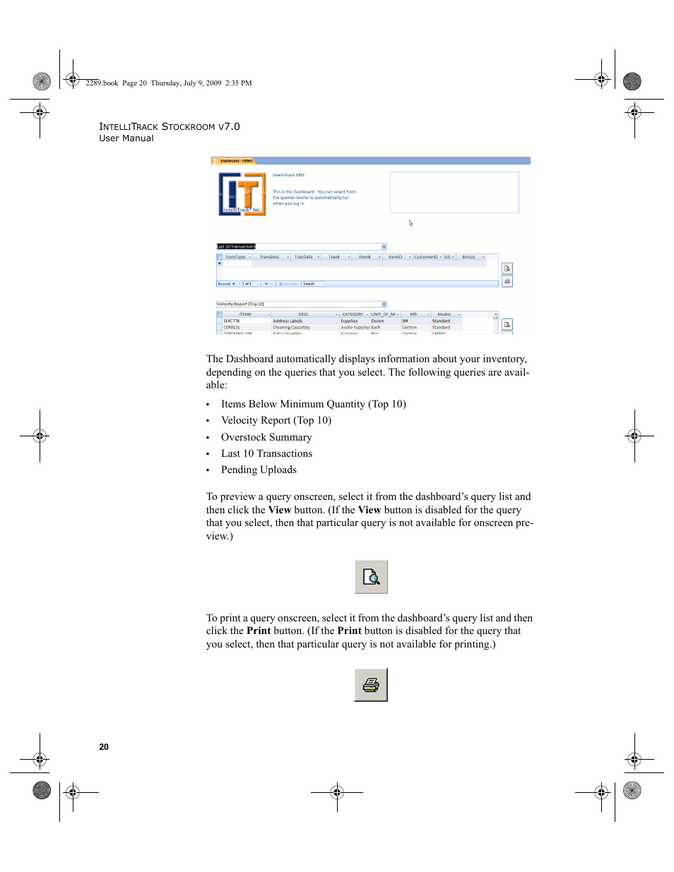 IntelliTrack Stockroom Inventory User Manual | Page 48 / 380