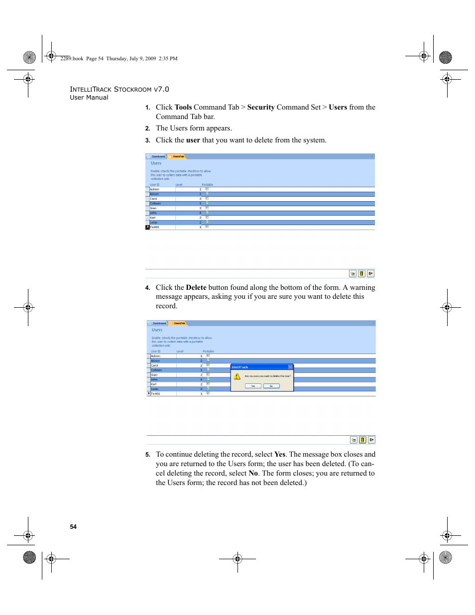 IntelliTrack Stockroom Inventory User Manual | Page 82 / 380