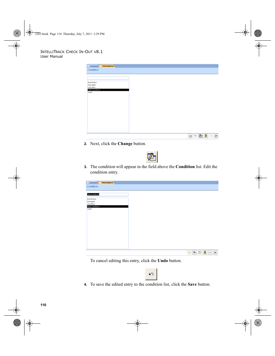 IntelliTrack Check In/Out User Manual | Page 140 / 564