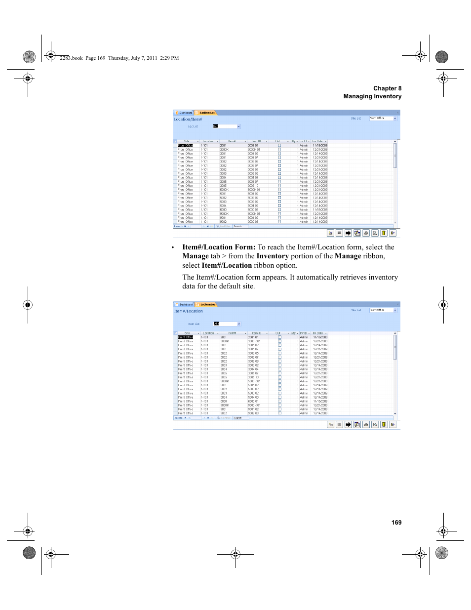 IntelliTrack Check In/Out User Manual | Page 199 / 564