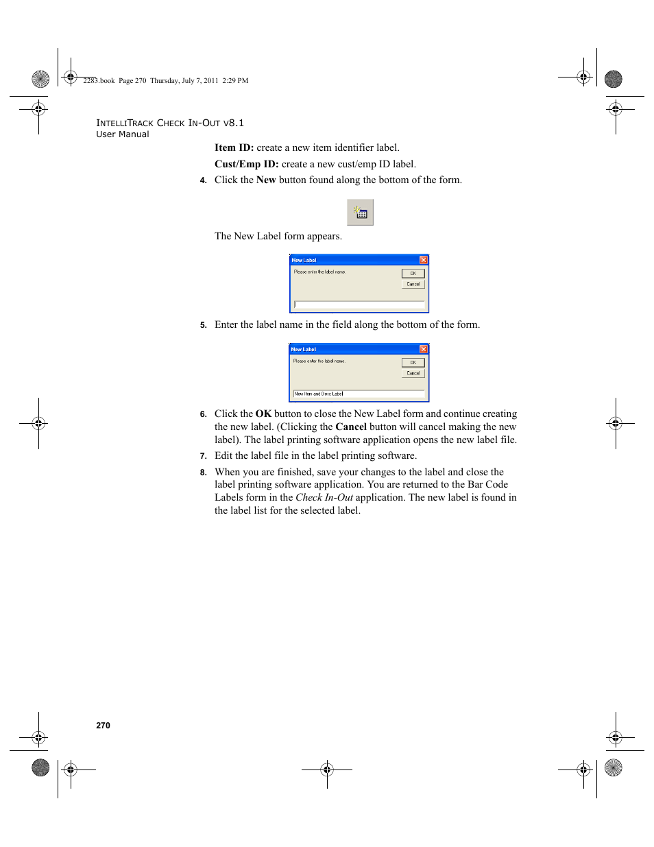 IntelliTrack Check In/Out User Manual | Page 300 / 564