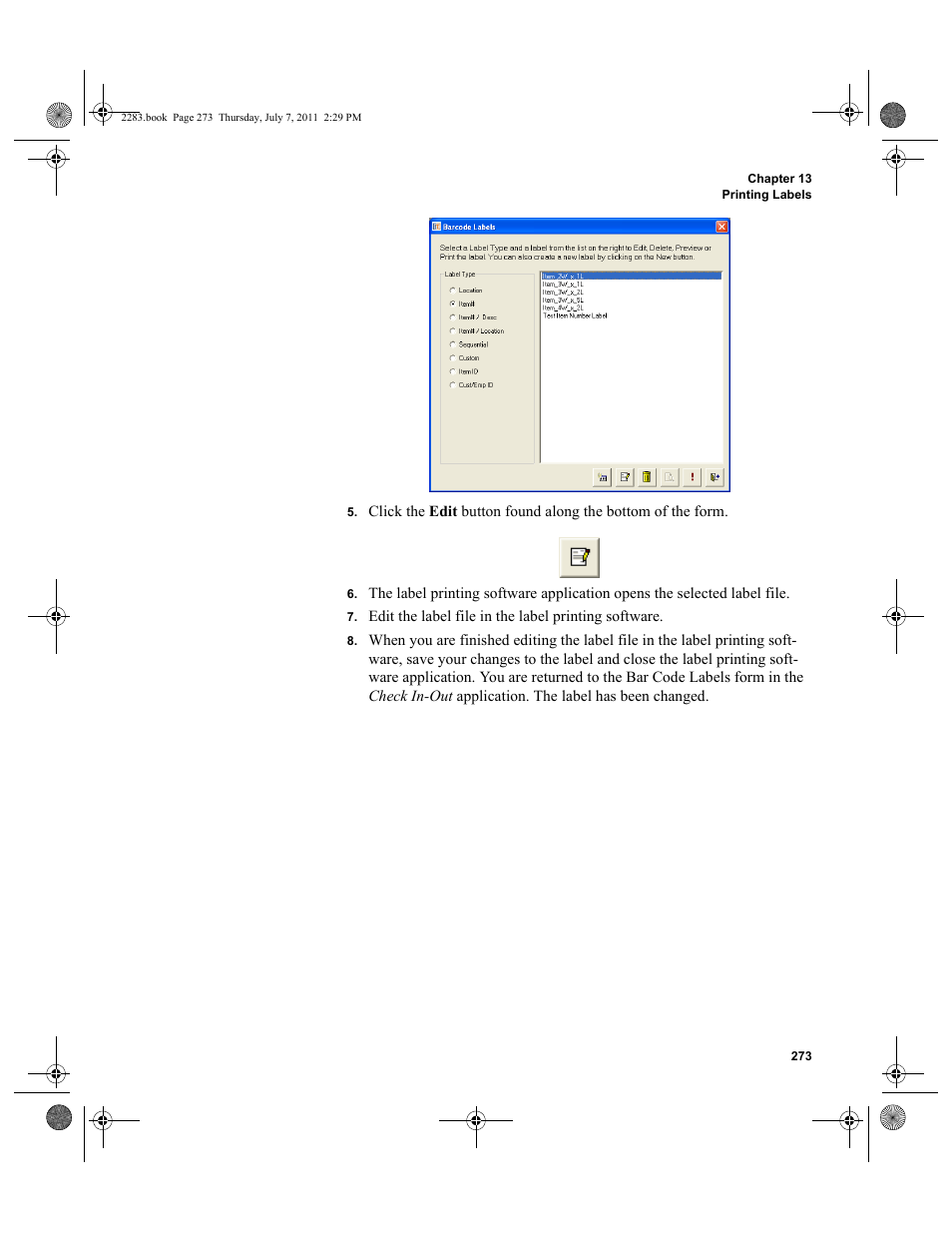 IntelliTrack Check In/Out User Manual | Page 303 / 564