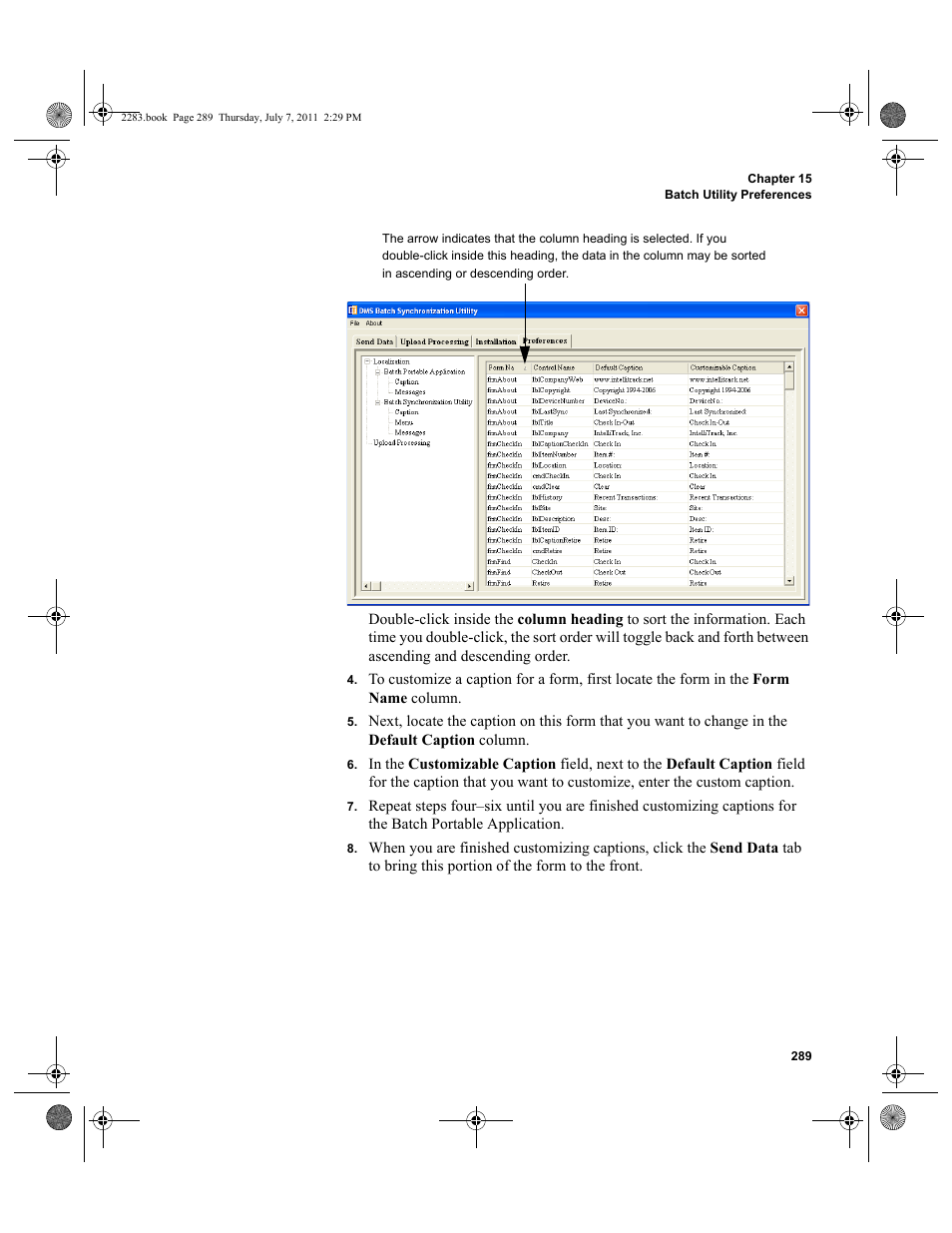 IntelliTrack Check In/Out User Manual | Page 319 / 564