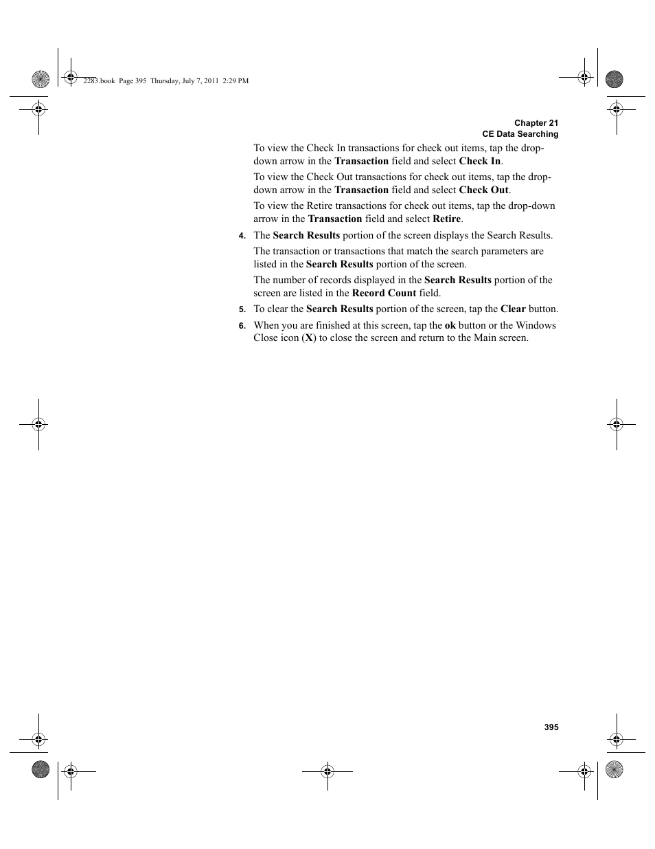 IntelliTrack Check In/Out User Manual | Page 425 / 564