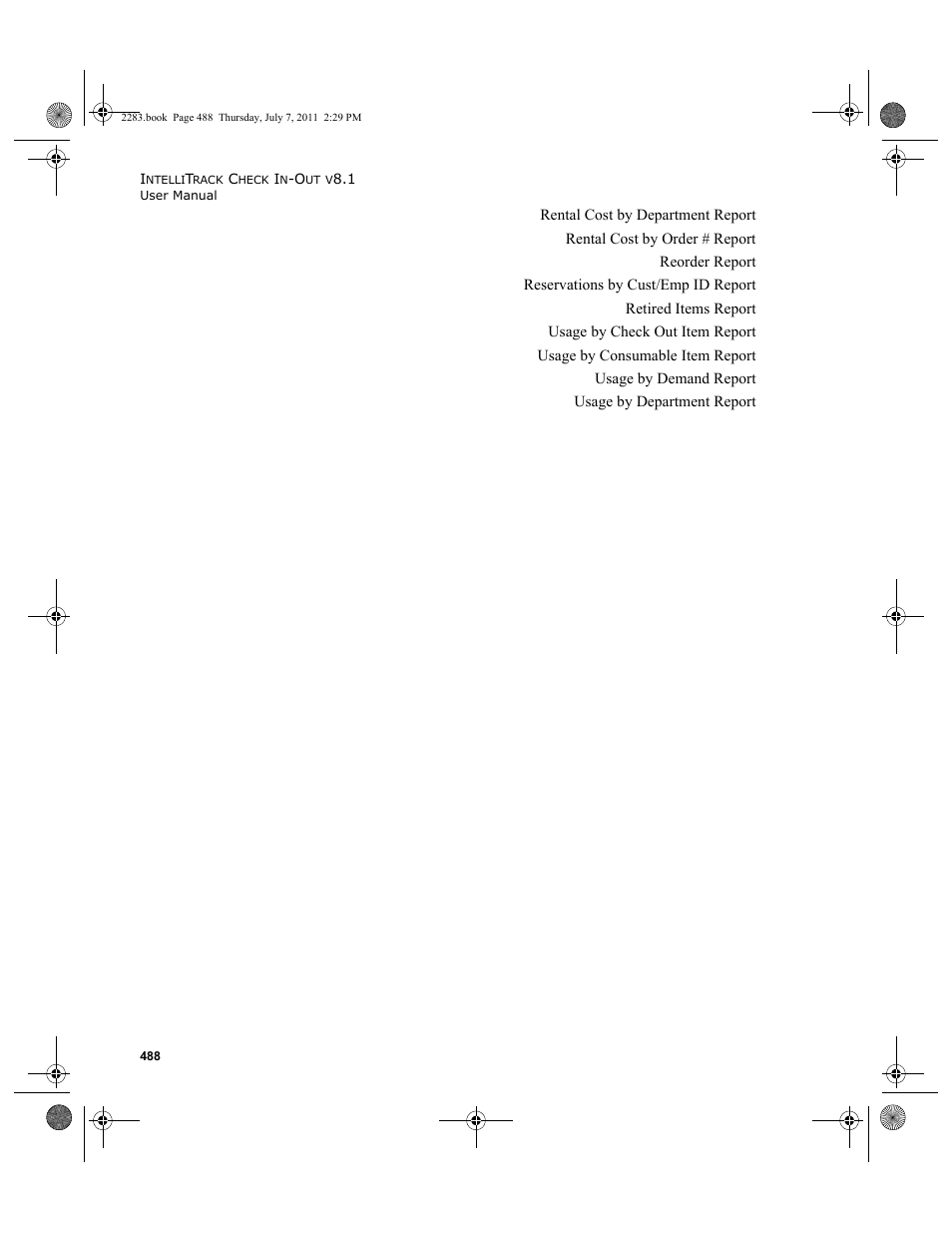 IntelliTrack Check In/Out User Manual | Page 518 / 564