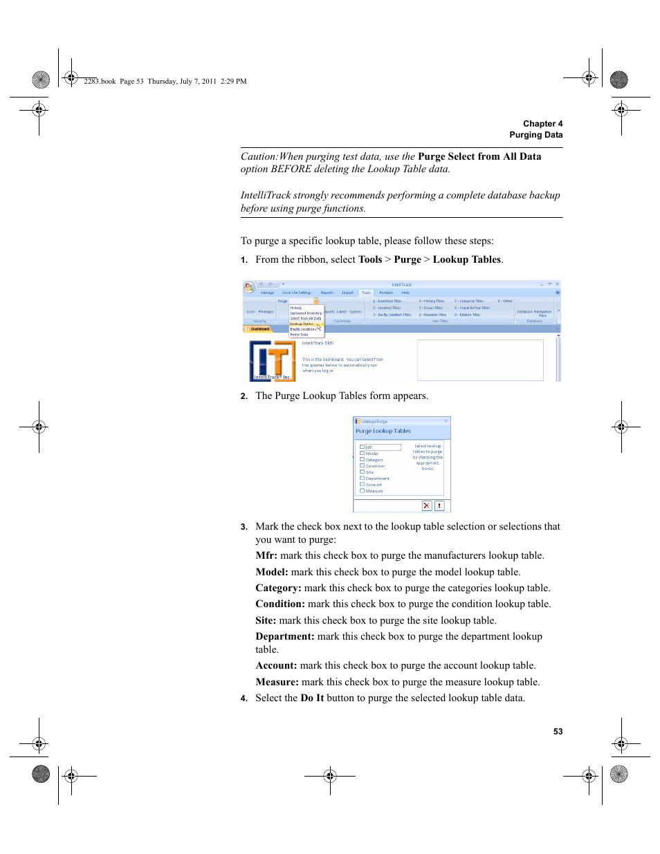 IntelliTrack Check In/Out User Manual | Page 83 / 564