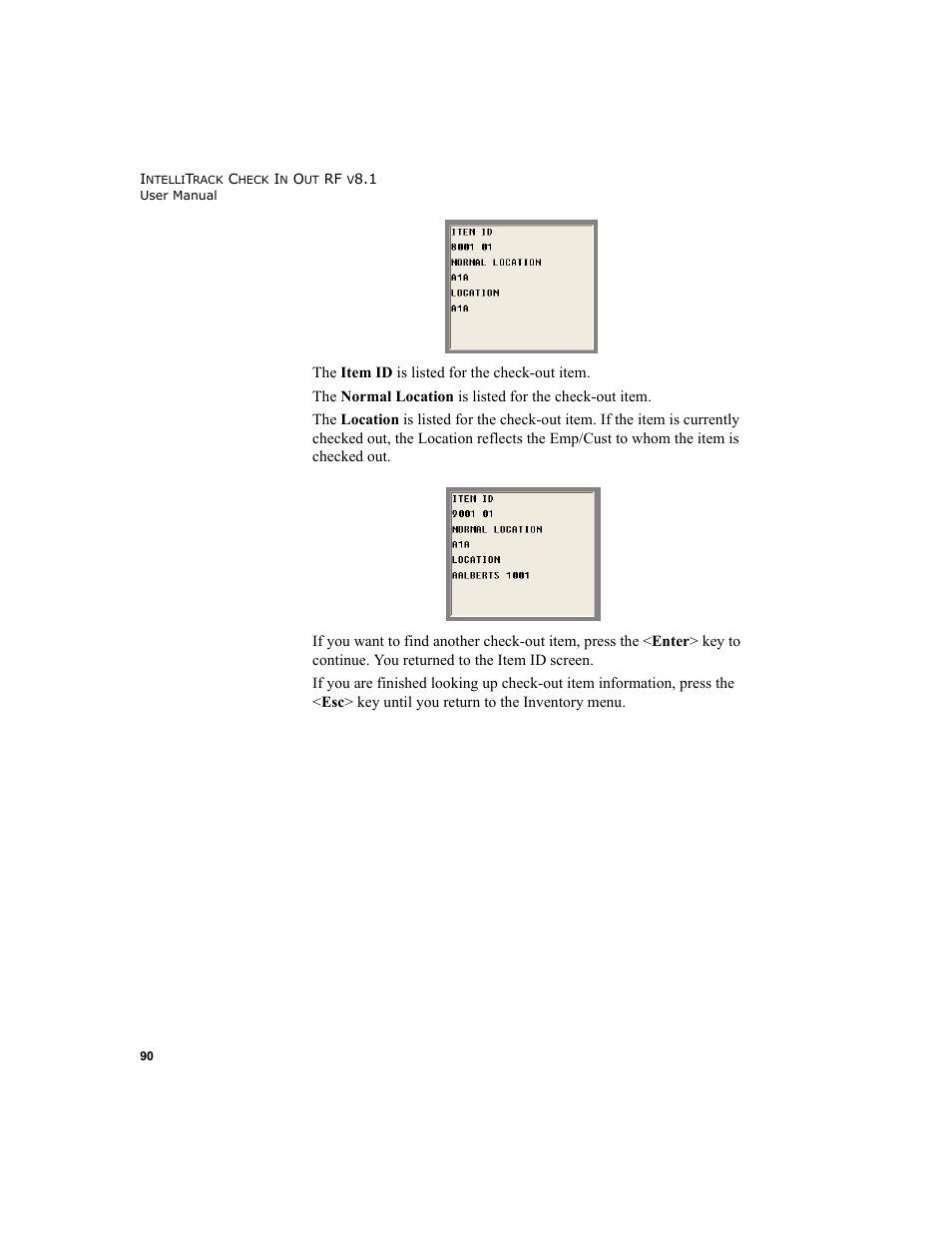 IntelliTrack Check In/Out User Manual | Page 100 / 102
