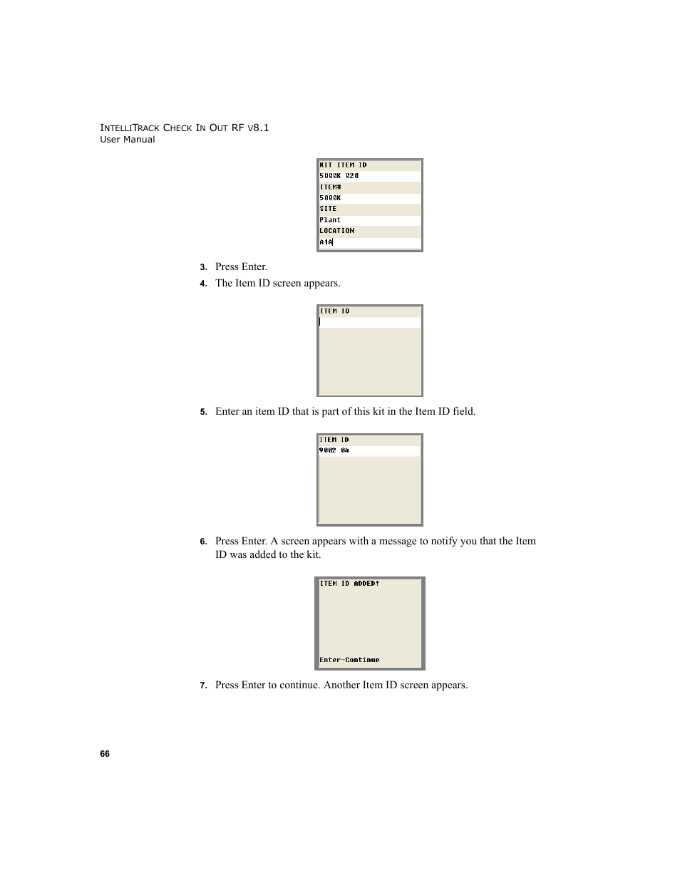 IntelliTrack Check In/Out User Manual | Page 76 / 102