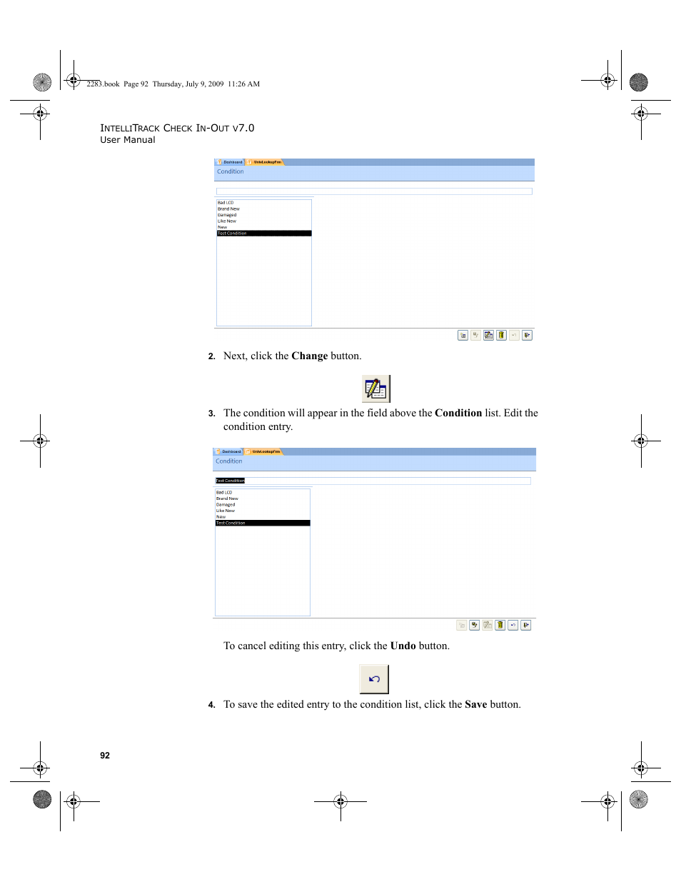 IntelliTrack Check In/Out User Manual | Page 120 / 474