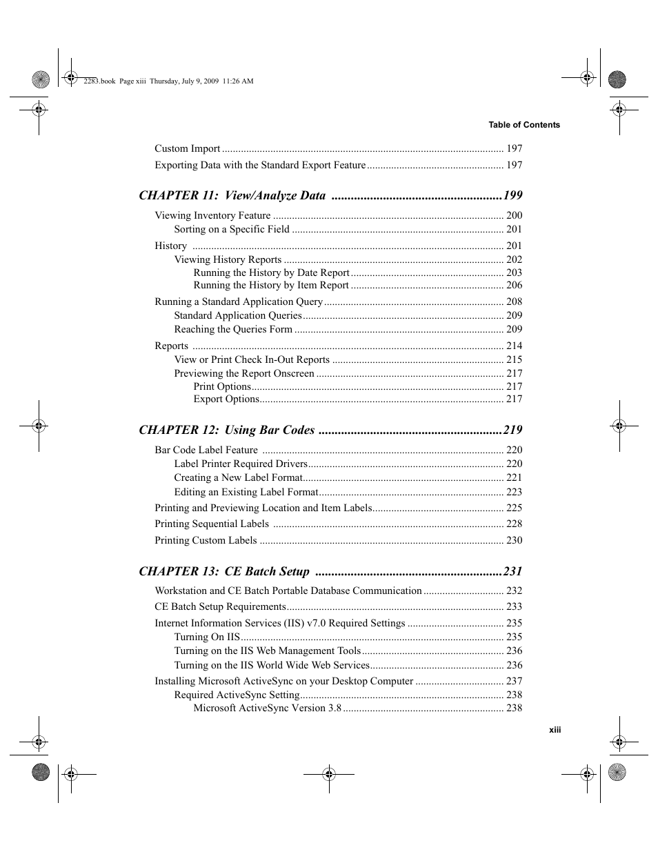 IntelliTrack Check In/Out User Manual | Page 13 / 474