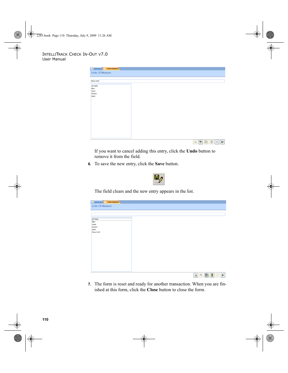 IntelliTrack Check In/Out User Manual | Page 138 / 474