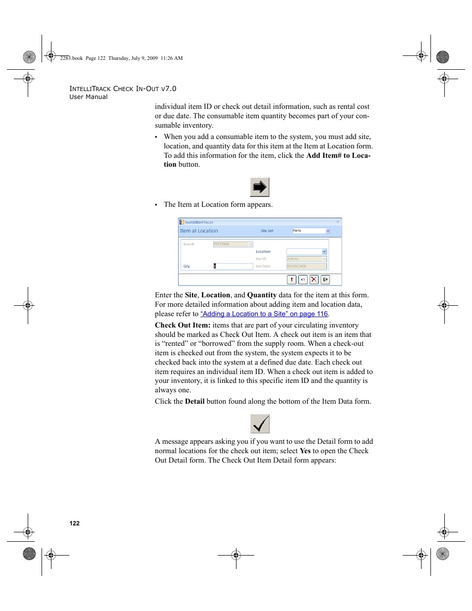 IntelliTrack Check In/Out User Manual | Page 150 / 474