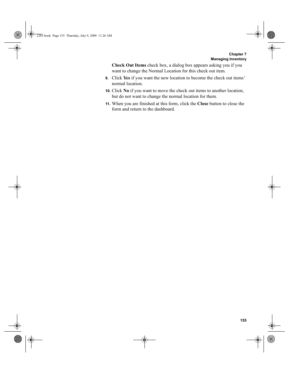 IntelliTrack Check In/Out User Manual | Page 183 / 474