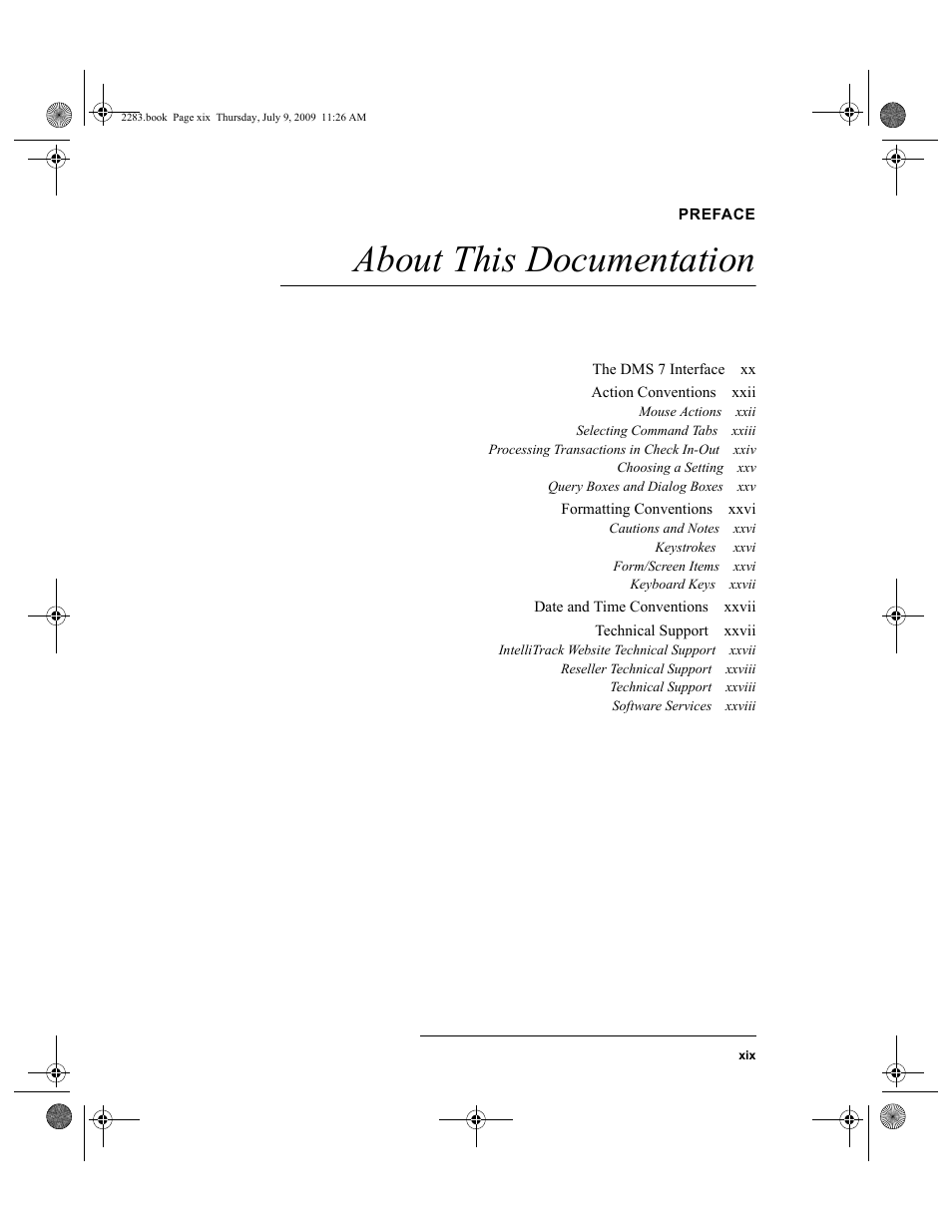 Preface, About this documentation | IntelliTrack Check In/Out User Manual | Page 19 / 474