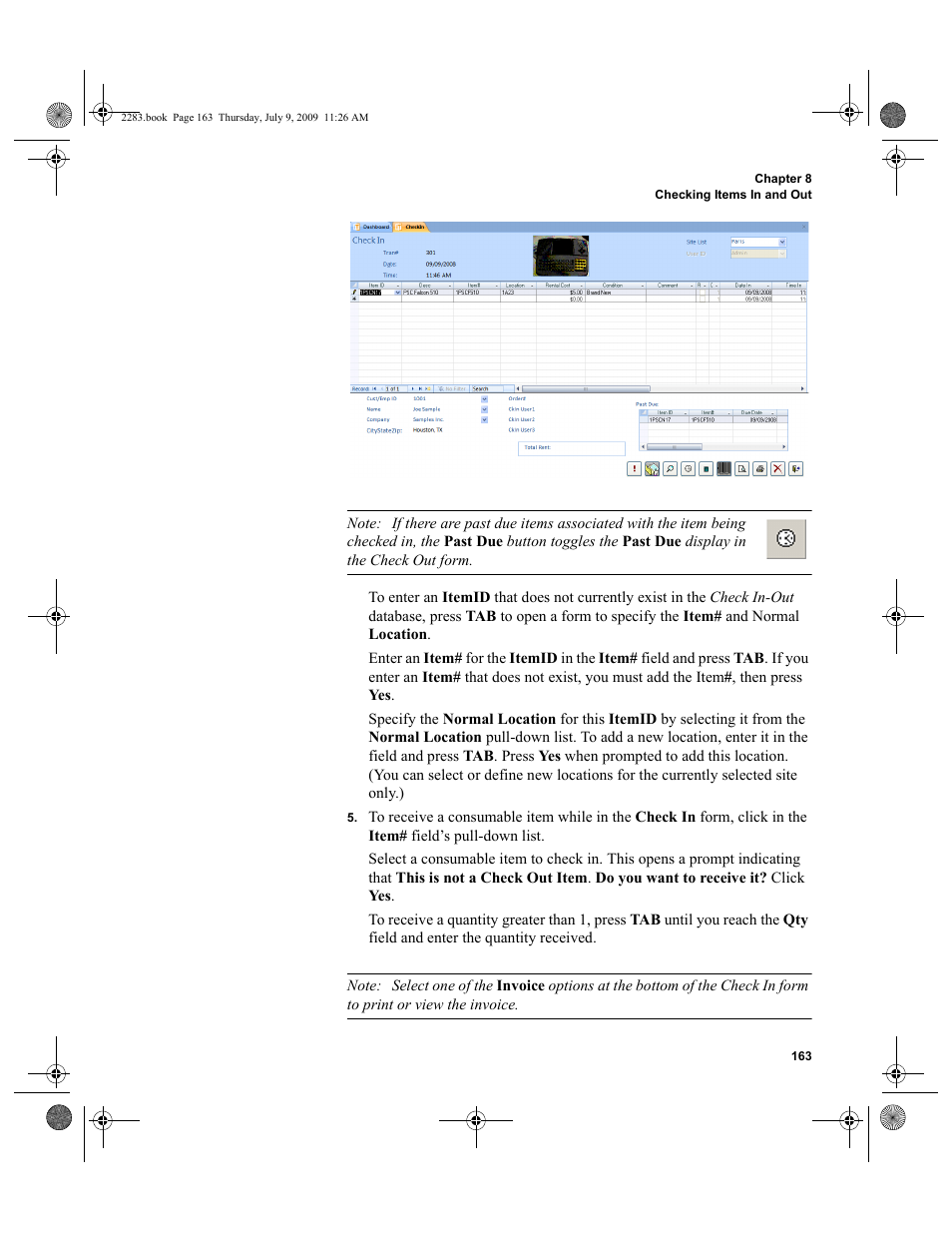 IntelliTrack Check In/Out User Manual | Page 191 / 474