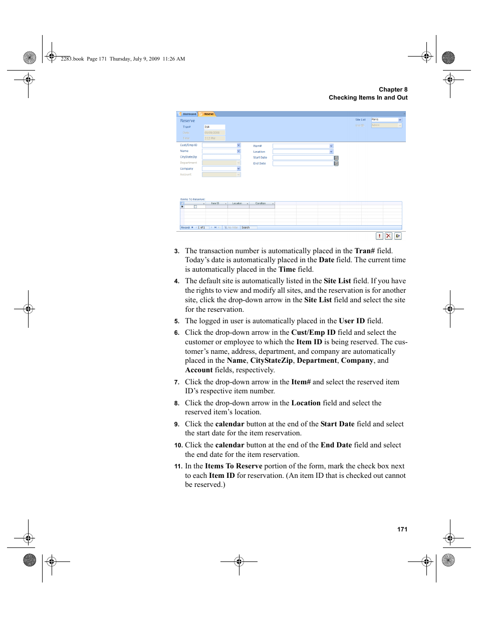 IntelliTrack Check In/Out User Manual | Page 199 / 474
