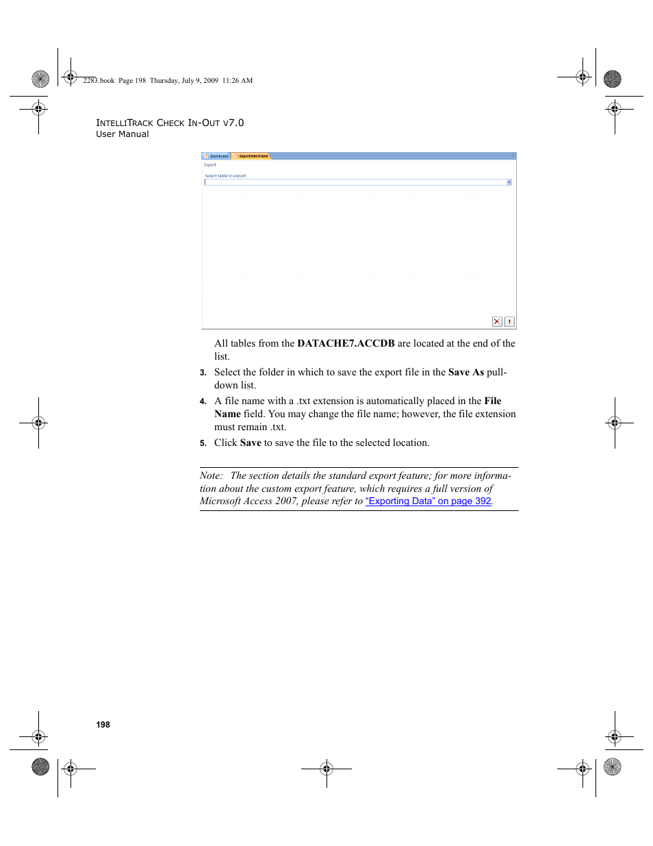 IntelliTrack Check In/Out User Manual | Page 226 / 474