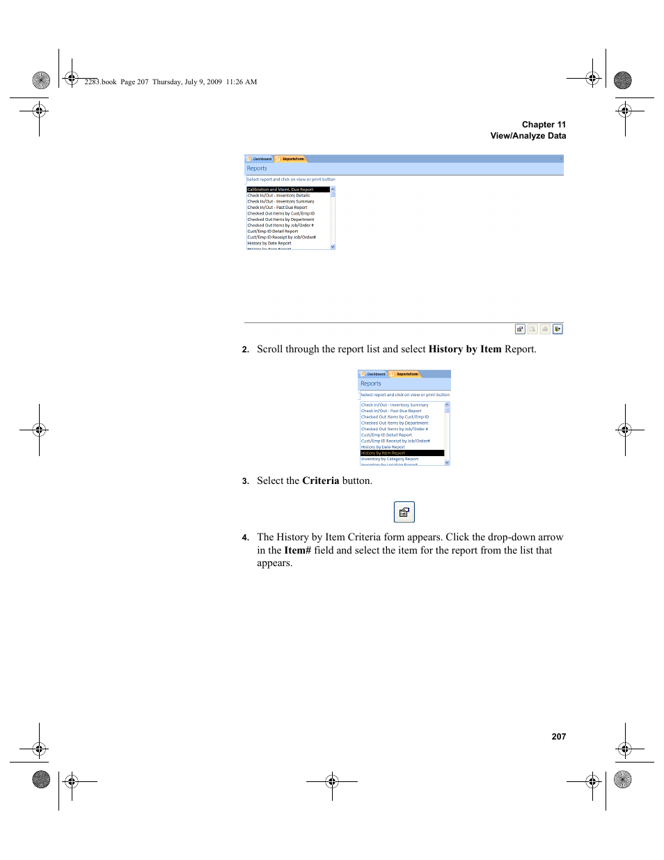 IntelliTrack Check In/Out User Manual | Page 235 / 474