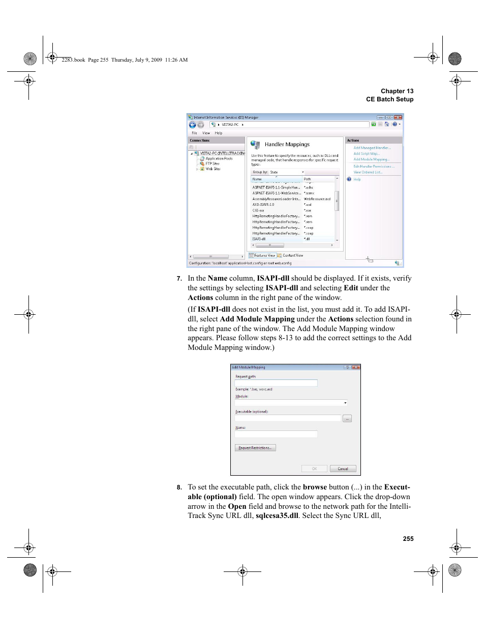 IntelliTrack Check In/Out User Manual | Page 283 / 474