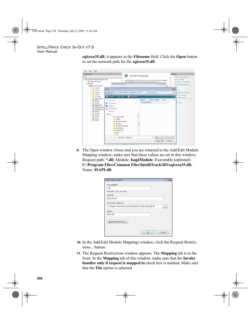 IntelliTrack Check In/Out User Manual | Page 284 / 474