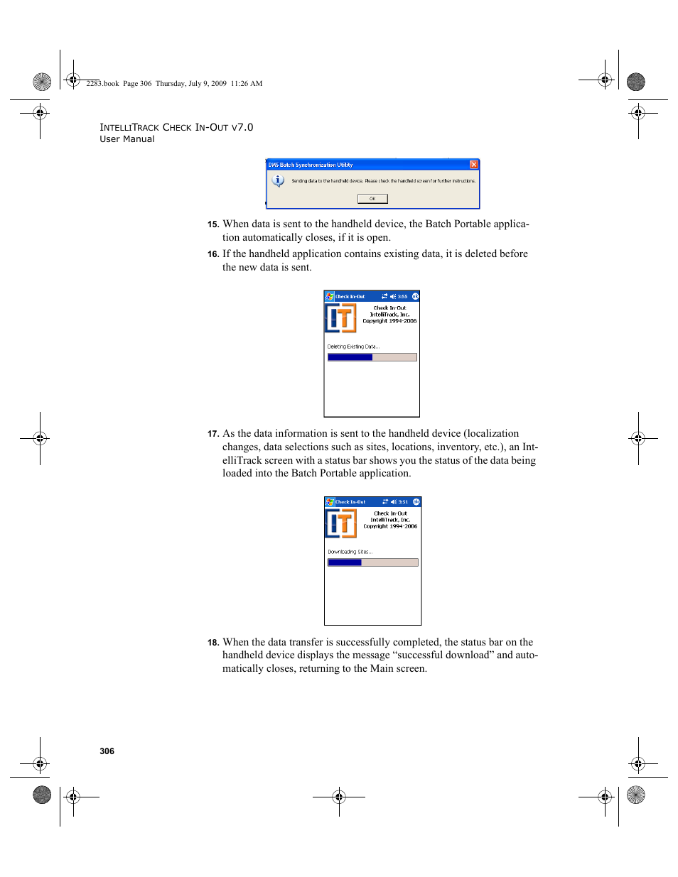 IntelliTrack Check In/Out User Manual | Page 334 / 474