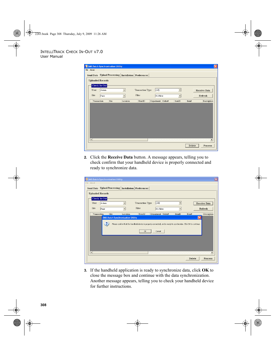 IntelliTrack Check In/Out User Manual | Page 336 / 474