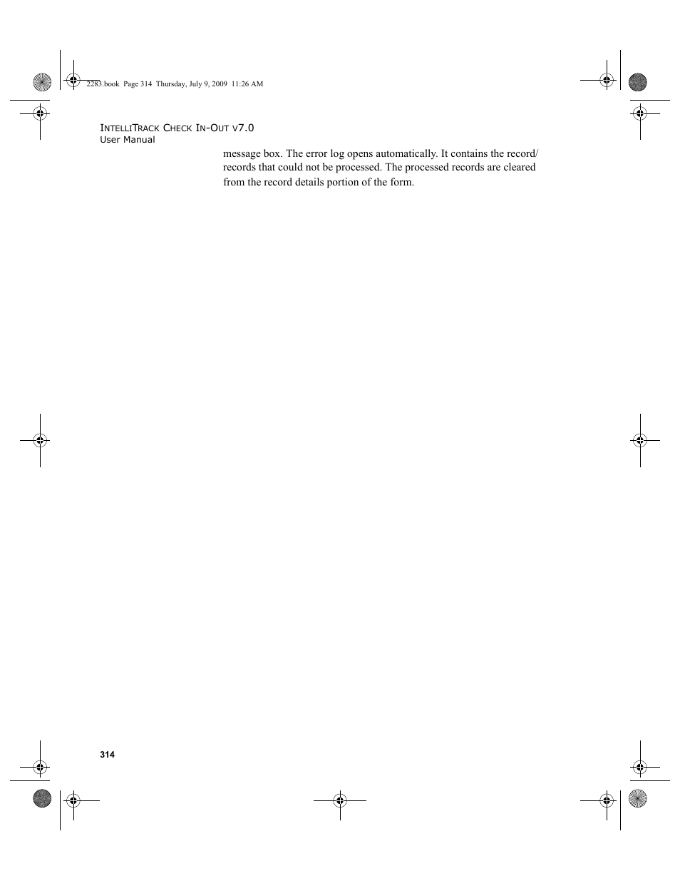 IntelliTrack Check In/Out User Manual | Page 342 / 474