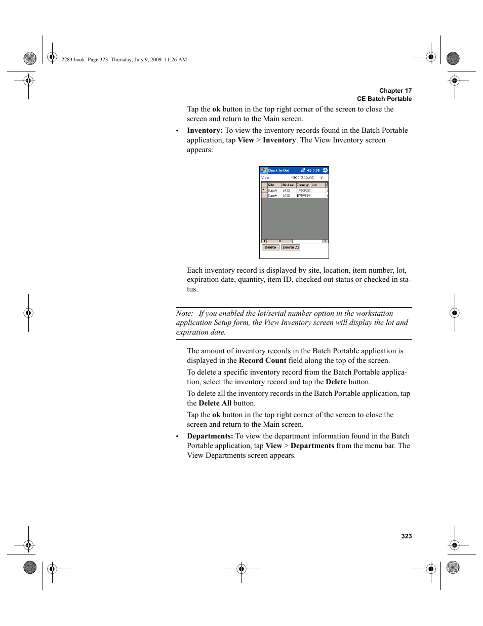 IntelliTrack Check In/Out User Manual | Page 351 / 474