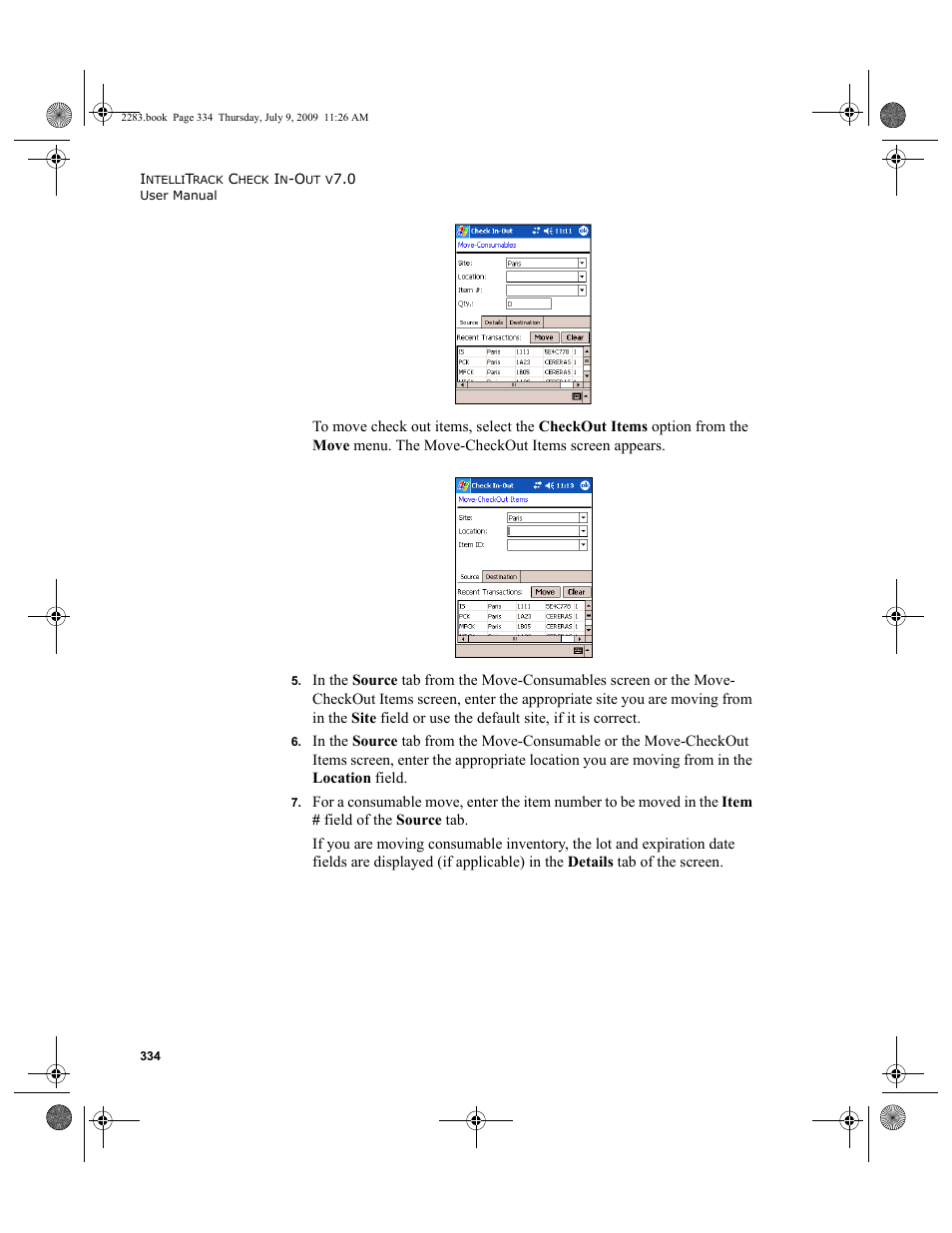 IntelliTrack Check In/Out User Manual | Page 362 / 474
