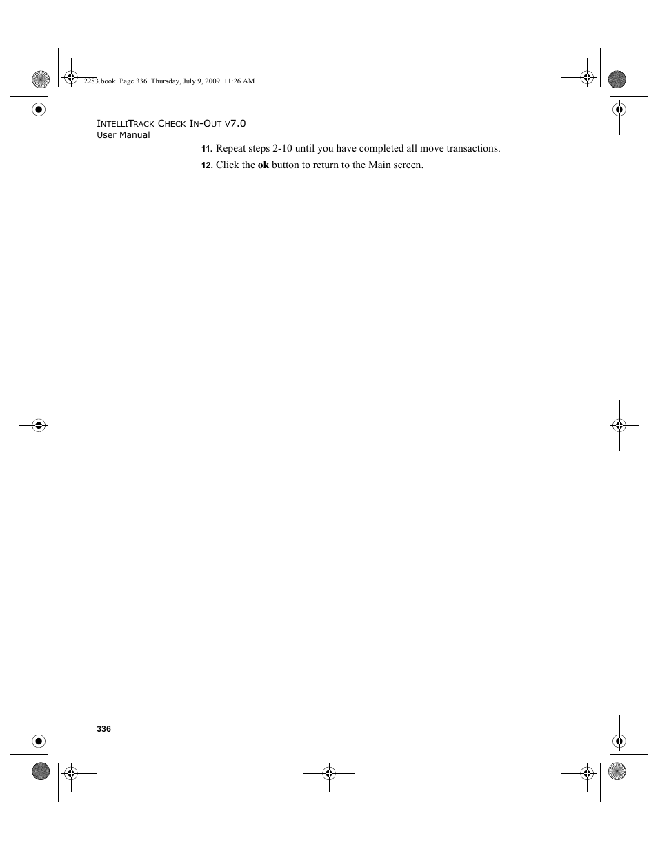 IntelliTrack Check In/Out User Manual | Page 364 / 474