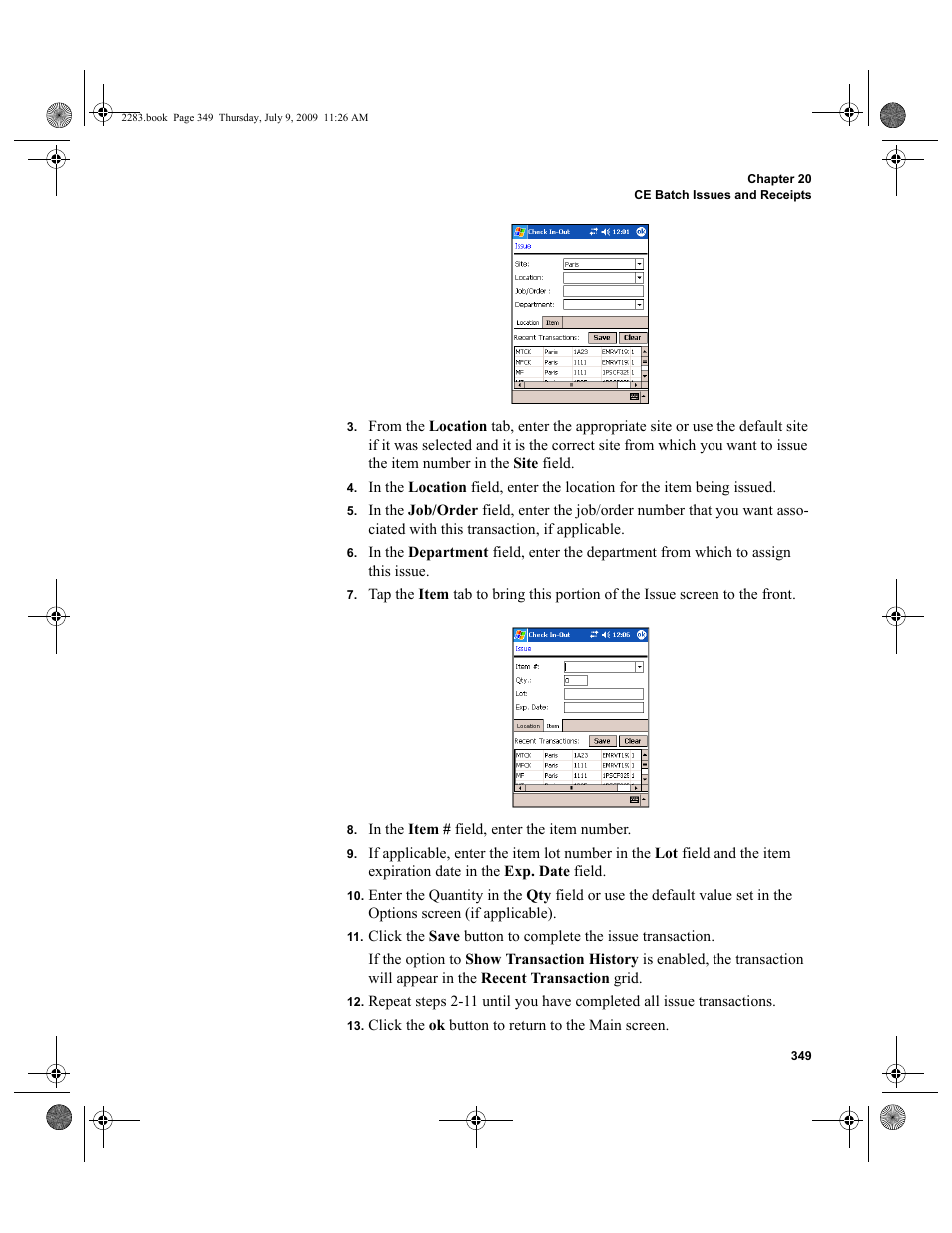 IntelliTrack Check In/Out User Manual | Page 377 / 474