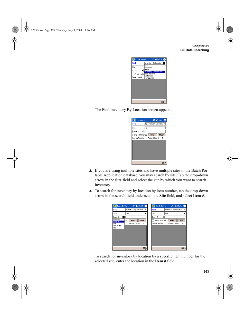 IntelliTrack Check In/Out User Manual | Page 391 / 474